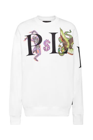PHILIPP PLEIN Sweatshirt TATTOO 01 | white