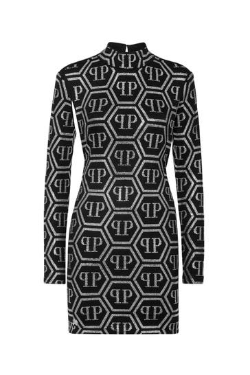 PHILIPP PLEIN Kleid MONOGRAM 02 | black