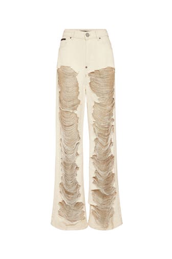 PHILIPP PLEIN Jeans 06WN | WIND WIZARDS BEIGE Straight