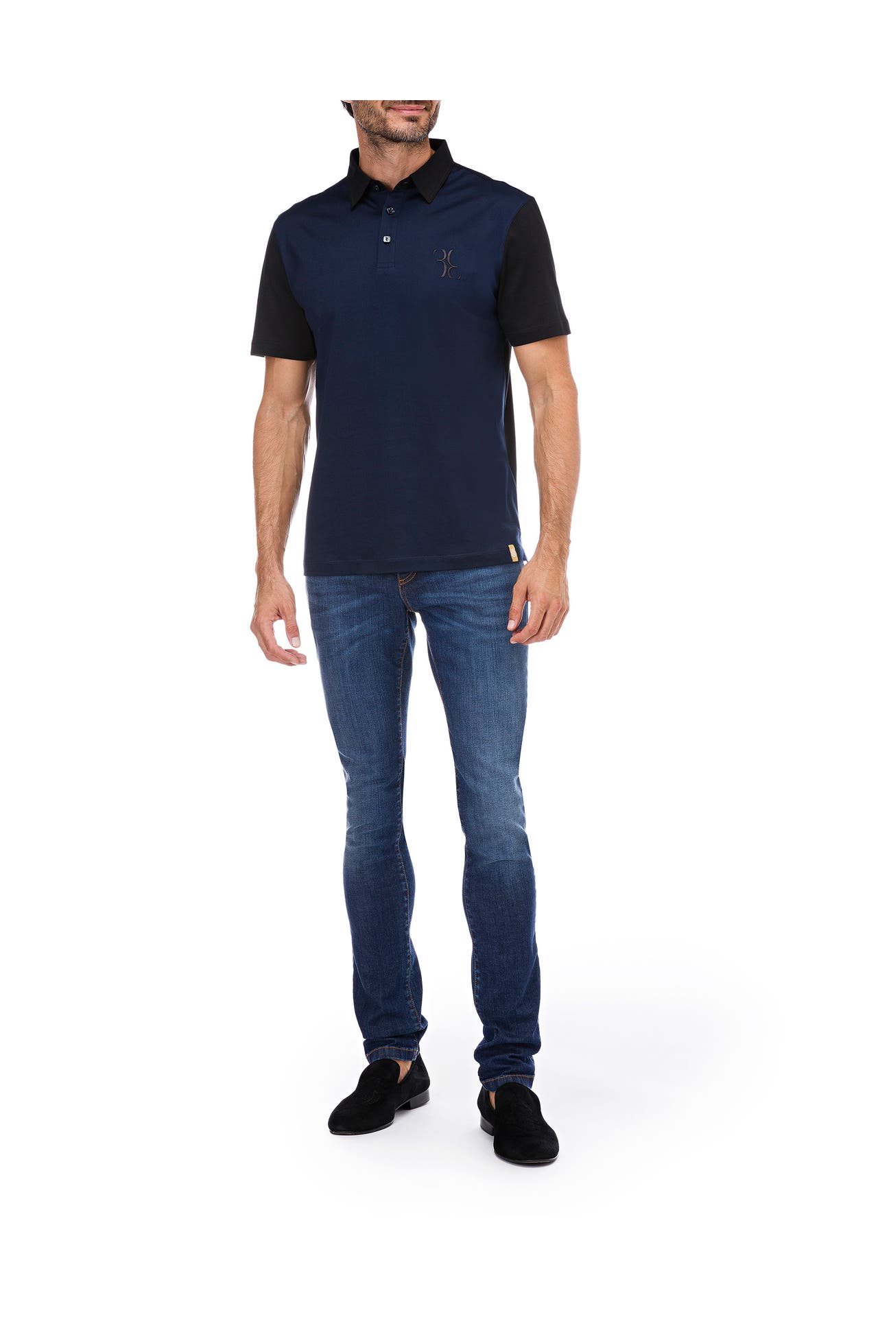 BILLIONAIRE Polo-Shirt DOUBLE B 1402 | blueblack, Bild 1