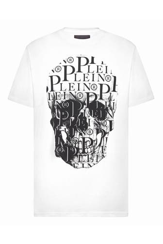 PHILIPP PLEIN Rundhals-T-Shirt SKULL