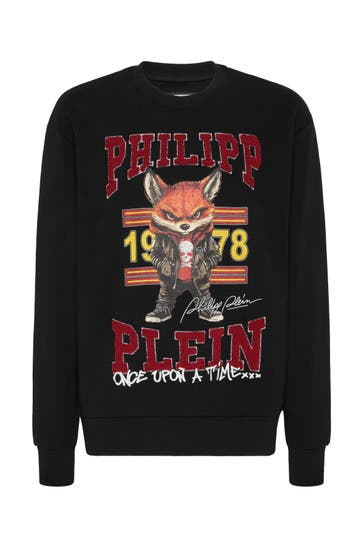 PHILIPP PLEIN Sweatshirt COLLEGE 02 | black