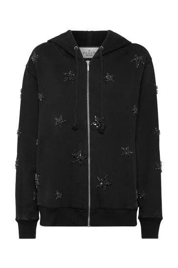 PHILIPP PLEIN Sweatjacke STARS 02 | black