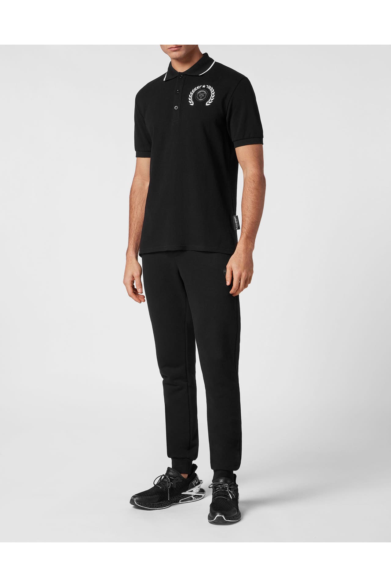PLEIN SPORT Polo-Shirt TIGER 0201 | black/white, Bild 1