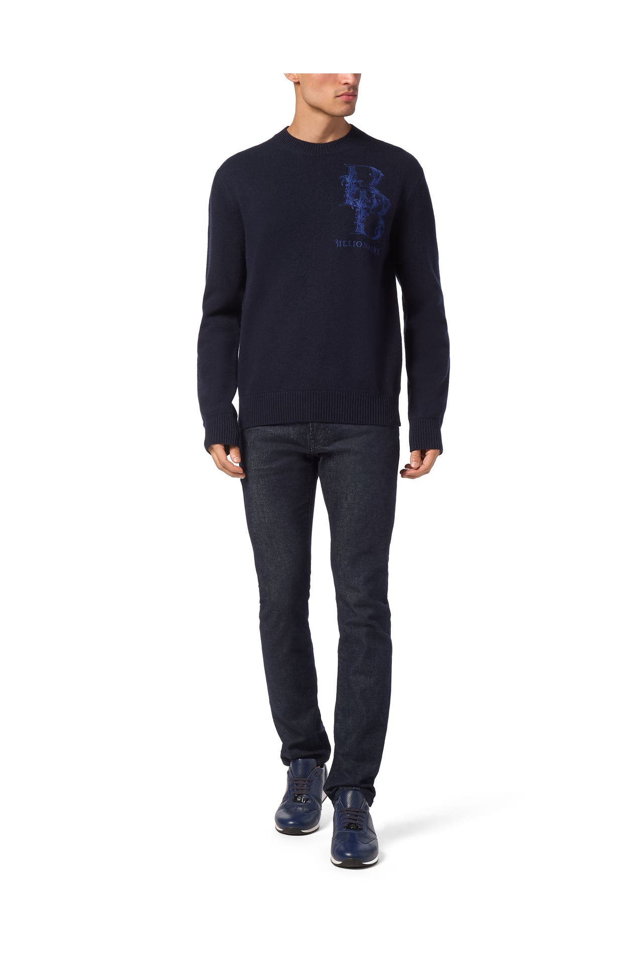 BILLIONAIRE Pullover LOVE 14 | darkblue, Bild 1