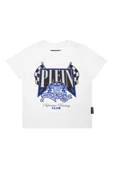 PHILIPP PLEIN T-Shirt RACING 01 | white