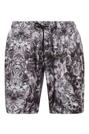 PHILIPP PLEIN Badehose TATTOO