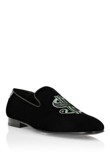 PHILIPP PLEIN Slipper MONEY 02 | black