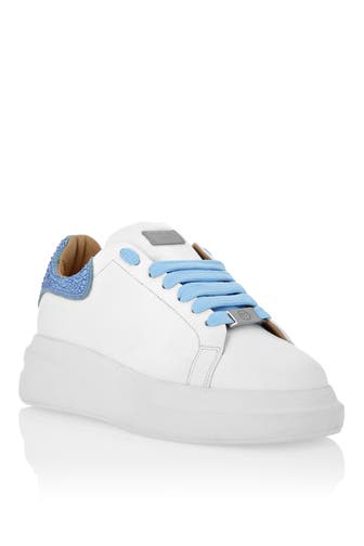 PHILIPP PLEIN Sneaker MONOGRAM 0107 | white/lightblue