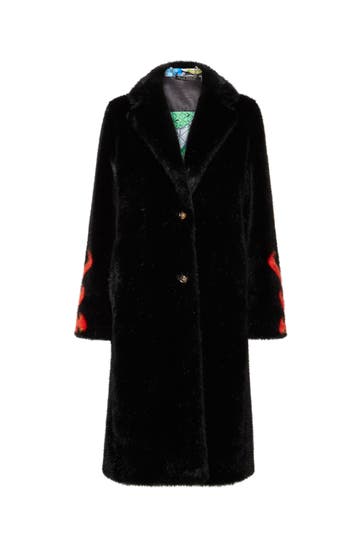 PHILIPP PLEIN Wollmantel LIL’ MONSTERS GANG 02 | black