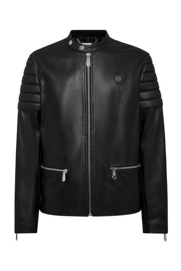 PHILIPP PLEIN Lederjacke 02 | black