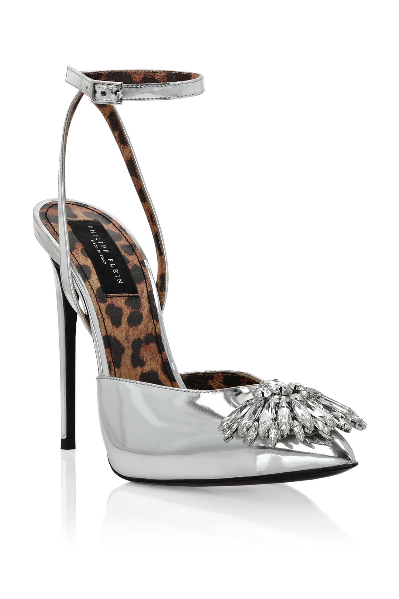 PHILIPP PLEIN High Heels BROOCHES 70 | Silver, Bild 1