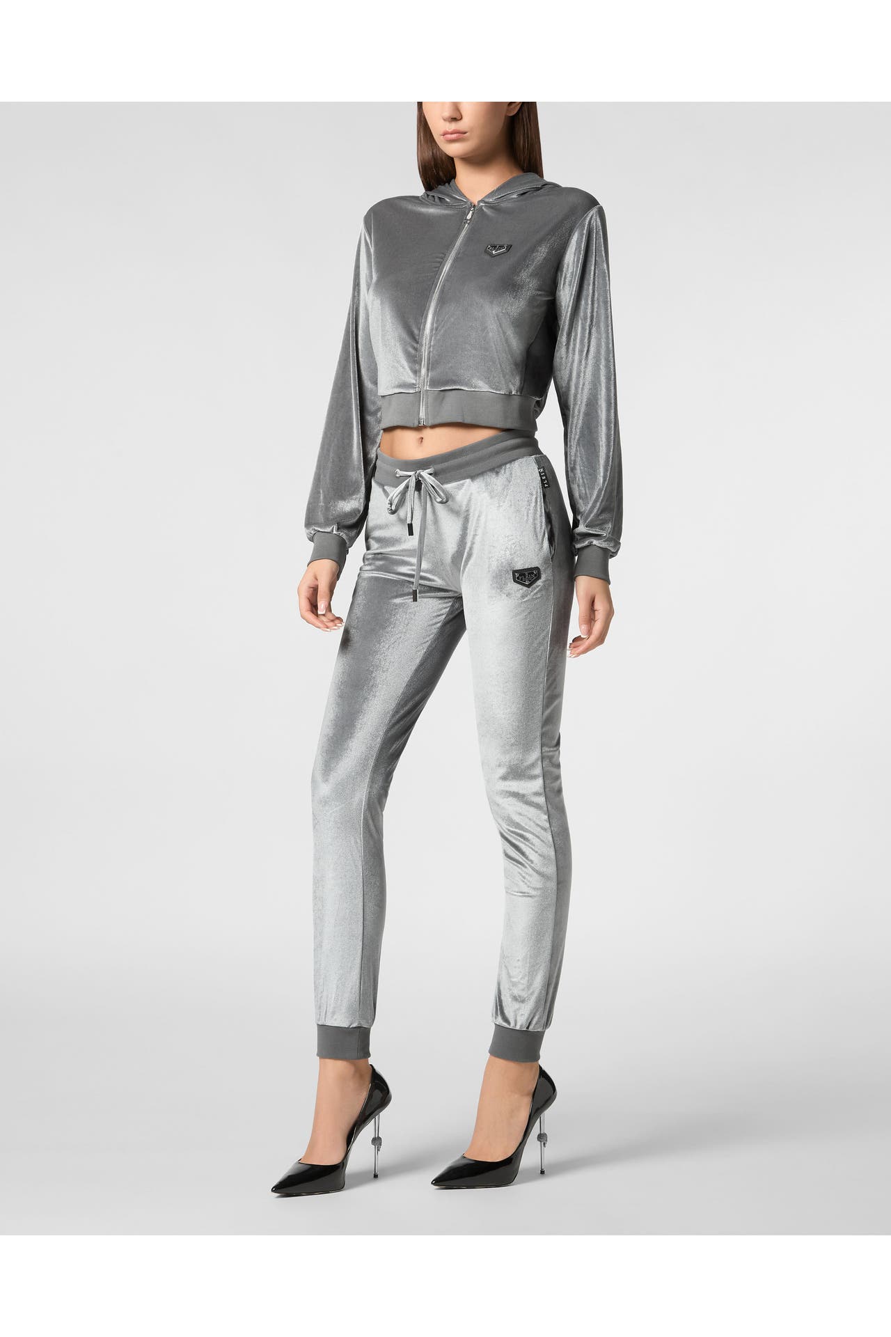PHILIPP PLEIN Sweatjacke SKULL 10 | grey, Bild 1