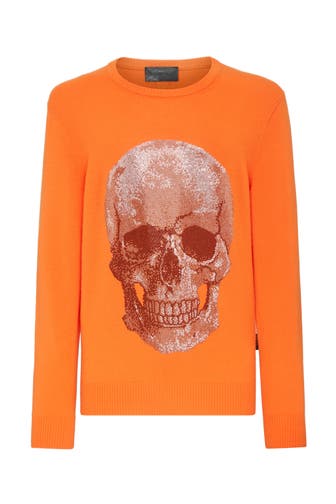 PHILIPP PLEIN Pullover ICONIC PLEIN 20 | orange