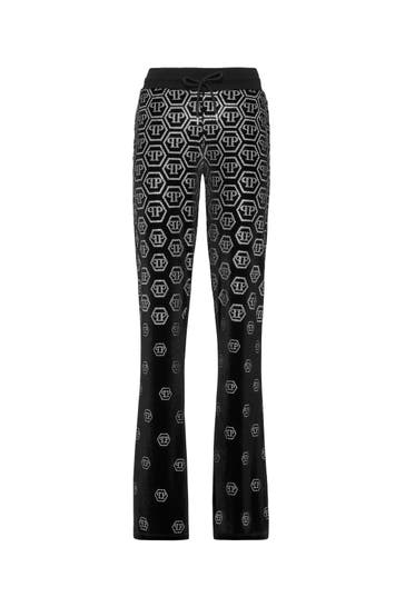 PHILIPP PLEIN Joggpant MONOGRAM 02 | black Straight