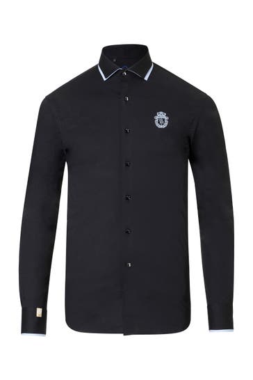 BILLIONAIRE Business-Hemd 02 | black Slim Fit