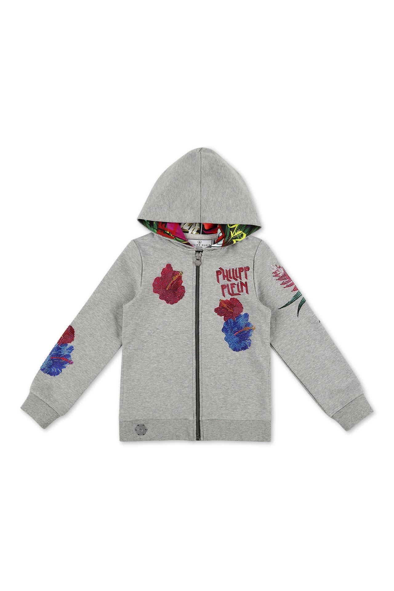 PHILIPP PLEIN Hoodie Sweatjacket Flowers, Bild 1