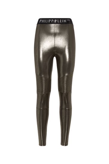 PHILIPP PLEIN Leggings 94 | Gold Skinny