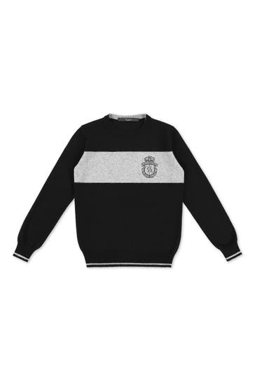 BILLIONAIRE Langarmshirt LOVE 0210 | black/grey