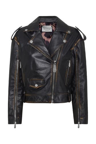 PHILIPP PLEIN Lederjacke 02 | black