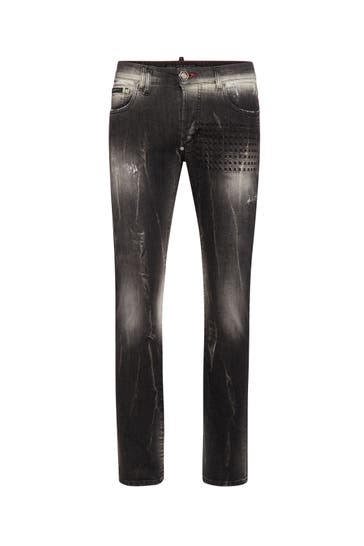 PHILIPP PLEIN Jeans SKULL&BONES 1AG | AmangiriGrey Straight