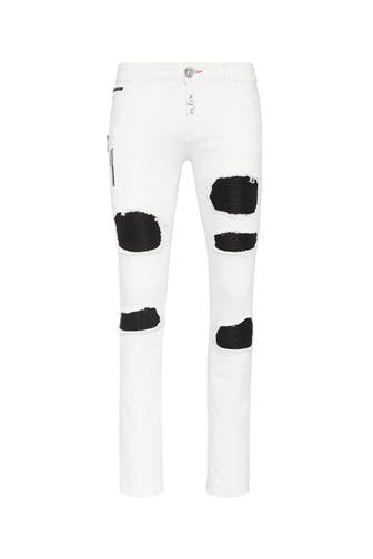 PHILIPP PLEIN Jeans ROCK STAR 01W | WHITEDREAM Slim