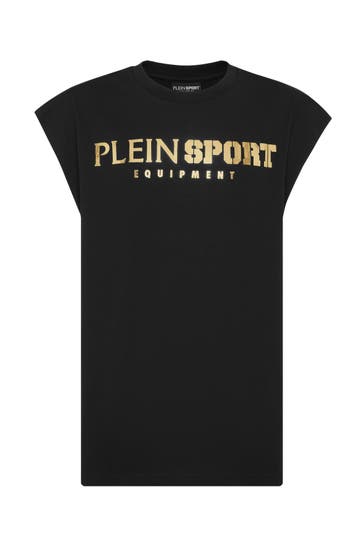PLEIN SPORT Tank Top 0294 | black/lightgold