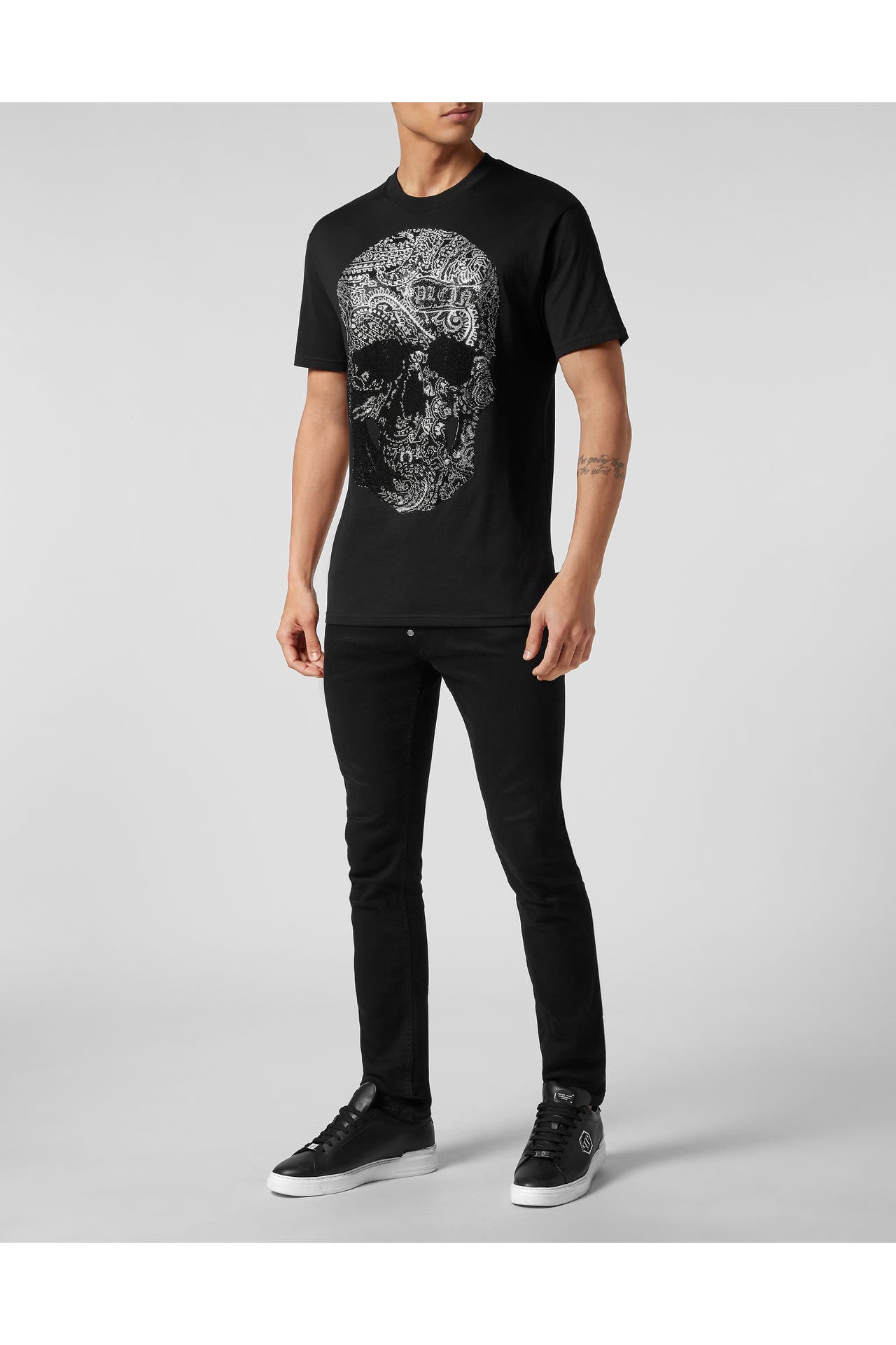 PHILIPP PLEIN T-Shirt Rundhalsausschnitt Ss SKULL, Bild 1