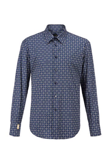 BILLIONAIRE Business-Hemd ORIGINAL 14 | darkblue Slim Fit