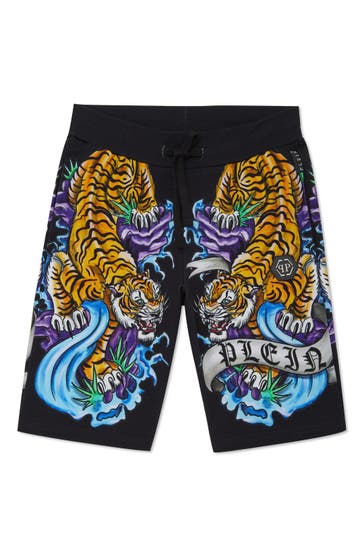 PHILIPP PLEIN Jogging-Shorts TATTOO