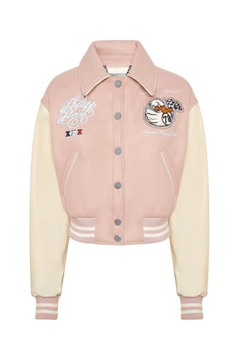 PHILIPP PLEIN Lederjacke DUCK 62 | nudepink