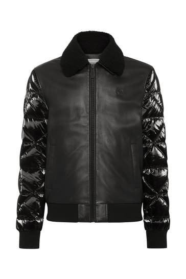 PHILIPP PLEIN Lederjacke 02 | black