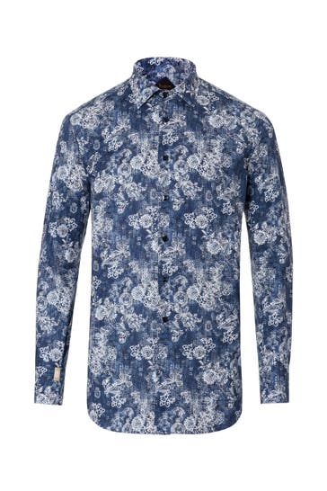 BILLIONAIRE Business-Hemd 14 | darkblue Slim Fit