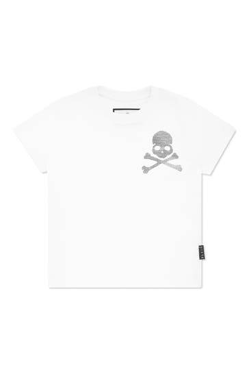 PHILIPP PLEIN T-Shirt SKULL 01 | white