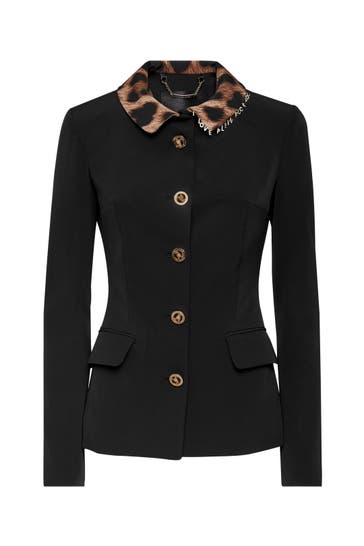 PHILIPP PLEIN Blazer LEOPARD 02 | black