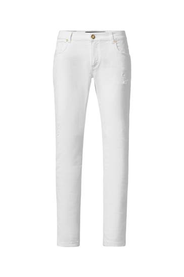 BILLIONAIRE Jeans BAROQUE 01 | white Slim