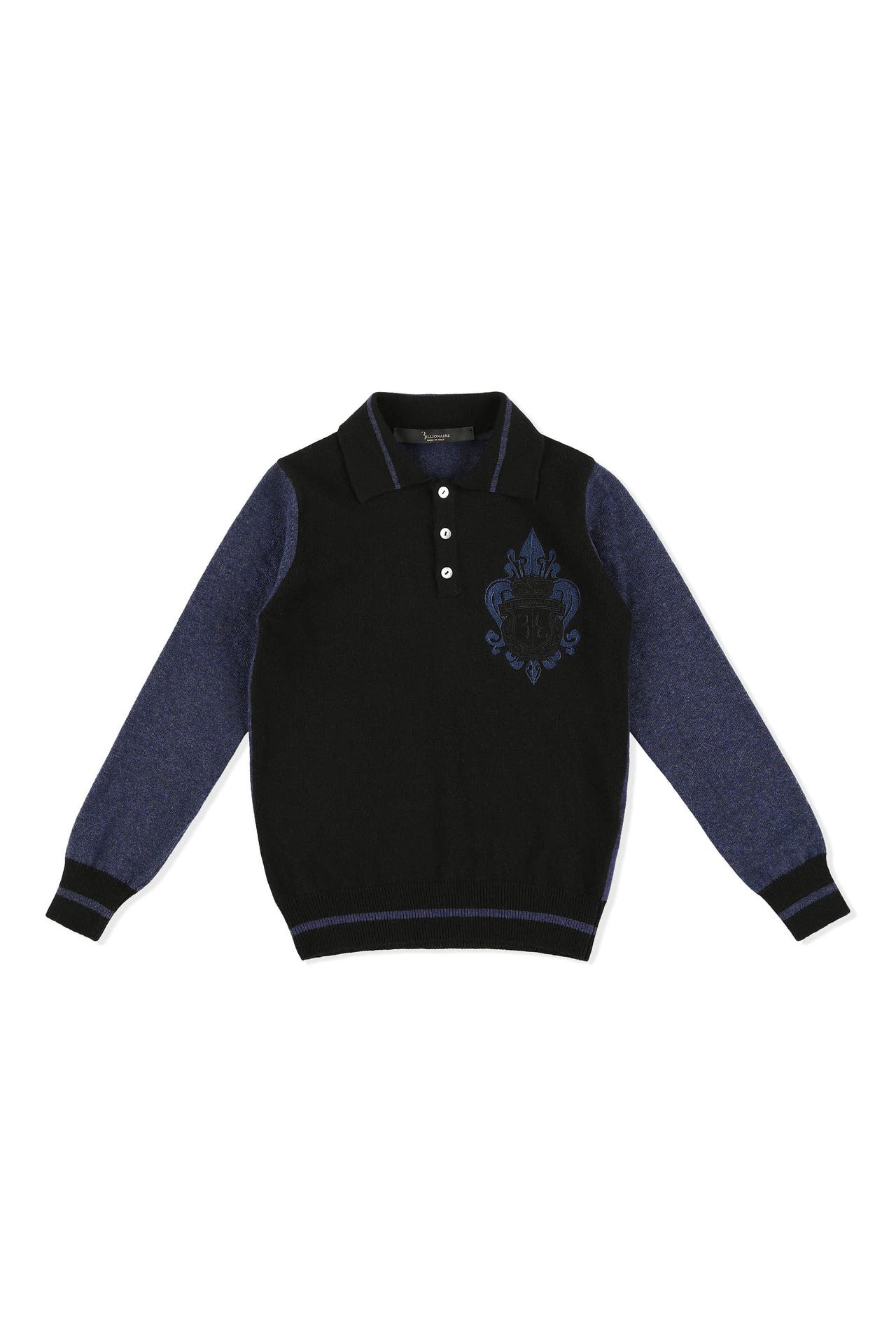BILLIONAIRE Langarmshirt LOVE 0214 | black/darkblue, Bild 1