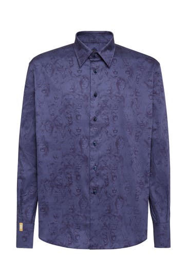 BILLIONAIRE Business-Hemd LION 14 | darkblue Slim Fit