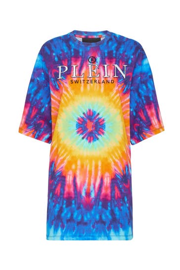 PHILIPP PLEIN Casual-Kleid TIE DYE 21 | multicolor