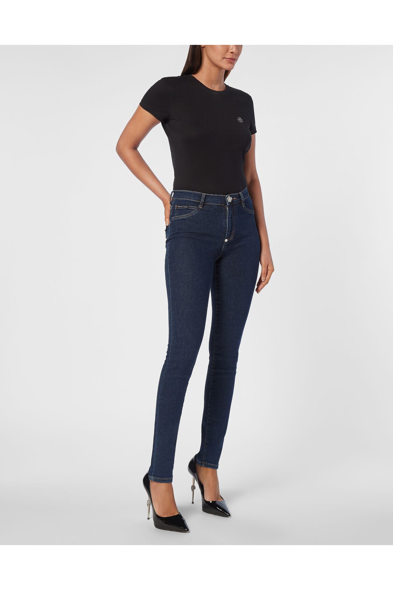 PHILIPP PLEIN Jeans HEXAGON 07DP | DEEPSEABLUE Highwaist, Bild 1