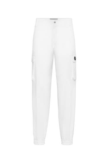 PHILIPP PLEIN Stoffhose 01 | white Chino