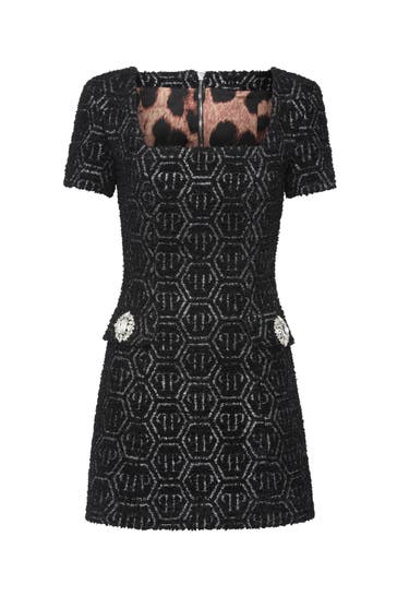 PHILIPP PLEIN Kleid MONOGRAM 02 | black