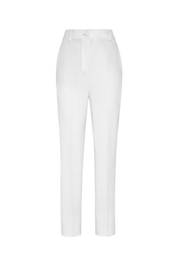 PHILIPP PLEIN Business-Hose 01 | white Straight