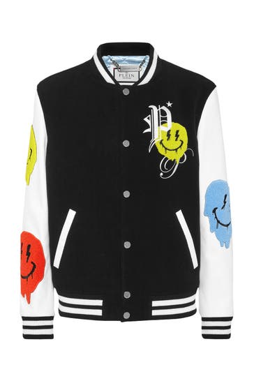 PHILIPP PLEIN Lederjacke SMILE 02 | black