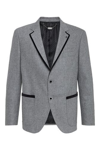 BILLIONAIRE Business-Sakko 71 | lightgrey Slim Fit
