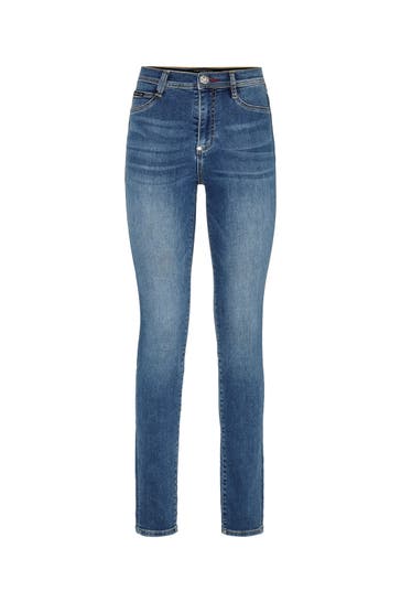 PHILIPP PLEIN Jeans ICONIC PLEIN 14NQ | NewBaroqueBlue Highwaist