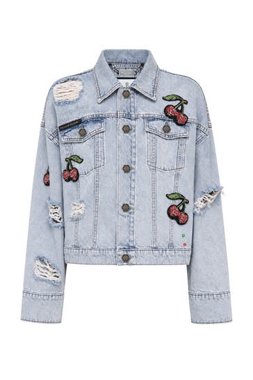 PHILIPP PLEIN Jeansjacke 07WY | Sky Wash