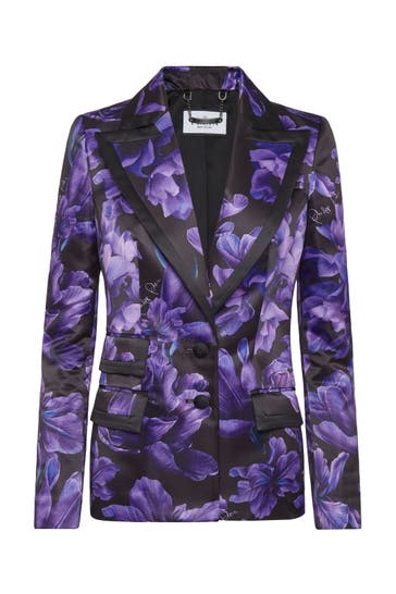 PHILIPP PLEIN Blazer FLOWERS 02 | black