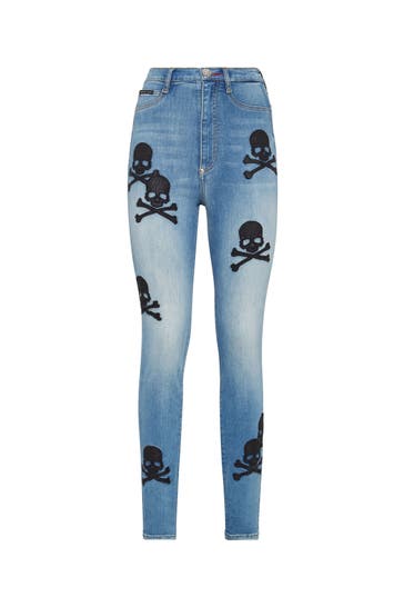 PHILIPP PLEIN Jeans SKULL 08IS | storm/indigo Highwaist