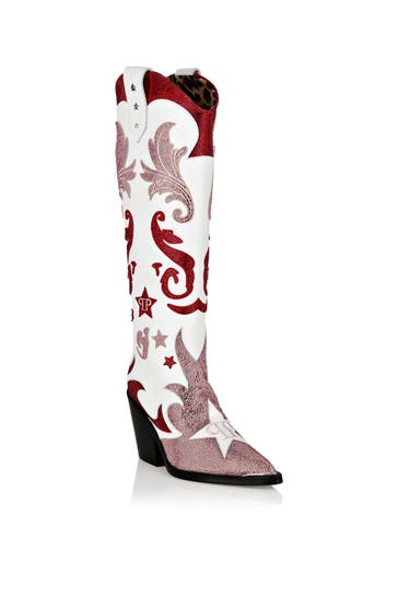 PHILIPP PLEIN Winterstiefel STARS 13 | red
